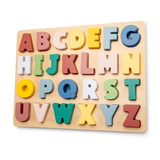 Houten alfabet puzzel - Letters A t/m Z